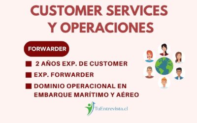 Customer Services y Operaciones para Forwarder